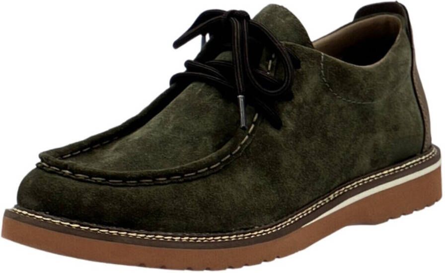 Rieker Veterschoenen lage schoen moccasin veterschoen in comfortabele vorm