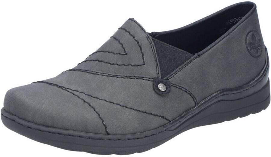 Rieker Dames Loafer Comfort Extra Breed 48961-45 Grey - Foto 2