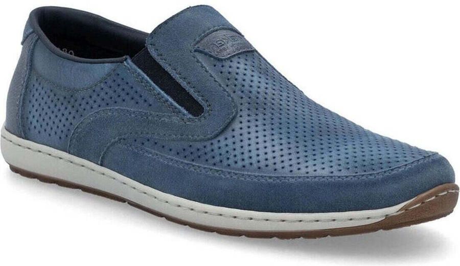 Rieker Instappers Heren Blauw - Foto 2