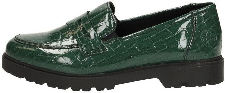 Rieker Groene Animal Print Loafer Instapper Green Dames - Foto 4