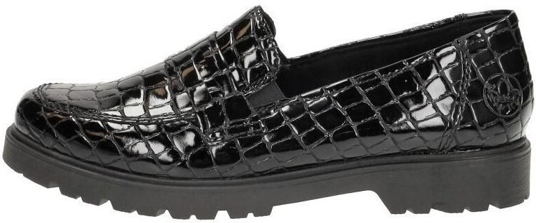 Rieker Loafers slippers instapschoen college schoenmet kleine elastieken - Foto 4