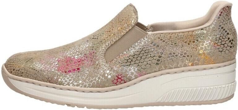 Rieker Instappers beige Synthetisch Dames - Foto 4