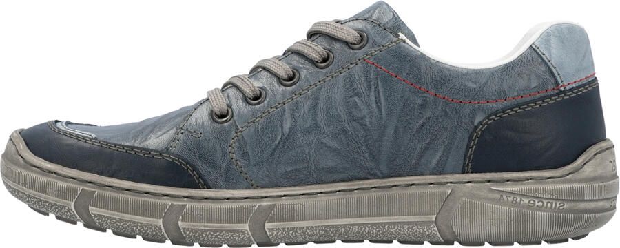 Rieker Sneakers veterschoen lage schoen vrijetijdsschoen met memosoft binnenzool