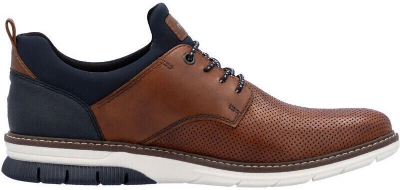 Rieker Slip-on sneakers Business schoen slipper feestdagsschoen met elastische veters - Foto 3