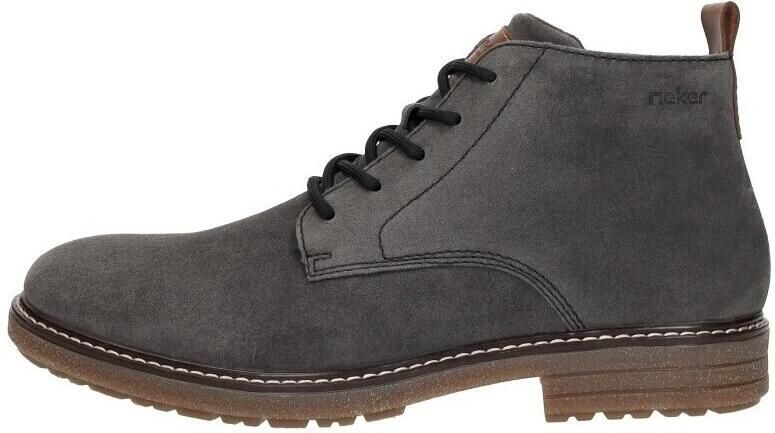 Rieker -art-33106 45-heren-veter rits-grijs-suede - Foto 11