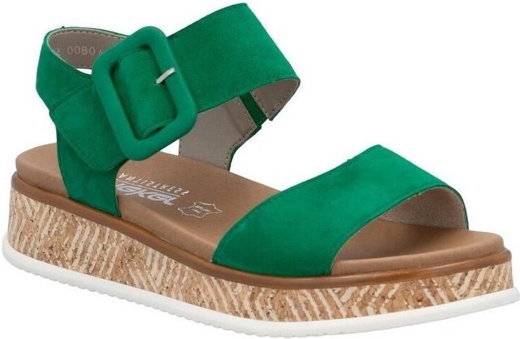 Rieker Witte Leren Sneakers met Glamoureuze Stenen Multicolor Dames - Foto 12