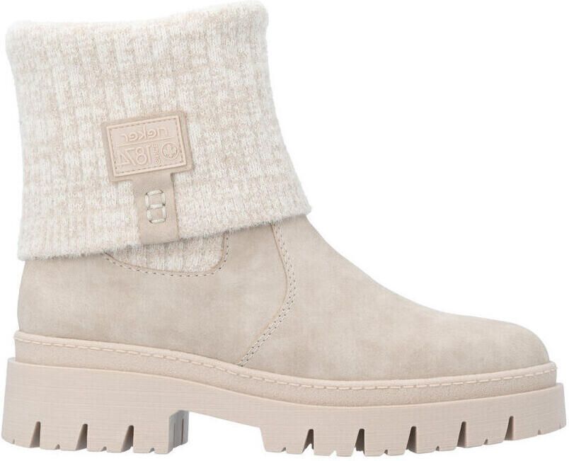 Rieker dameslaarzen gevoerd beige Z9450 - Foto 2