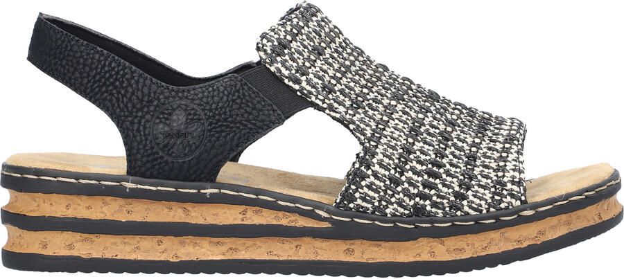 Rieker Comfort Veterschoenen in Zwart - Foto 6