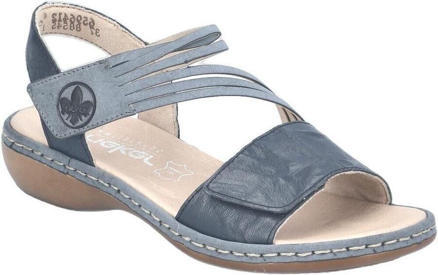 Rieker Comfort Veterschoenen in Lichtblauw - Foto 4