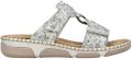 Rieker Dames muiltjes Comfort - Multicolor