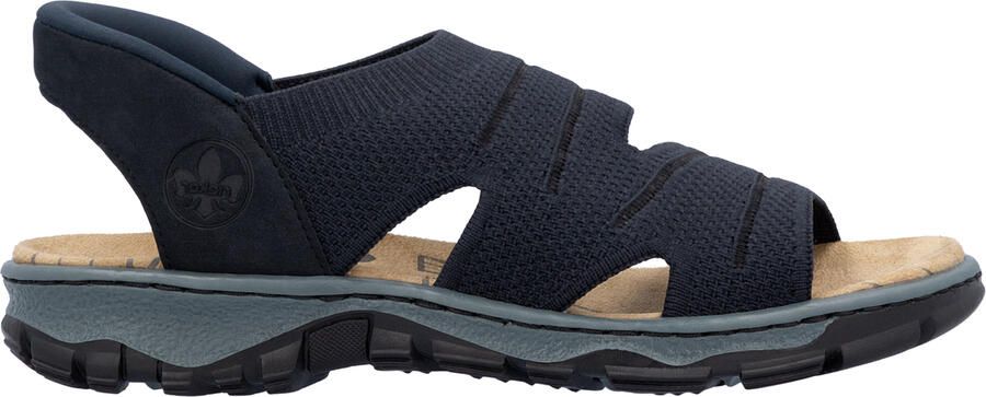 Rieker Sandalen Trekkingsandaal outdoorsandaal zomerschoen met elastische instap