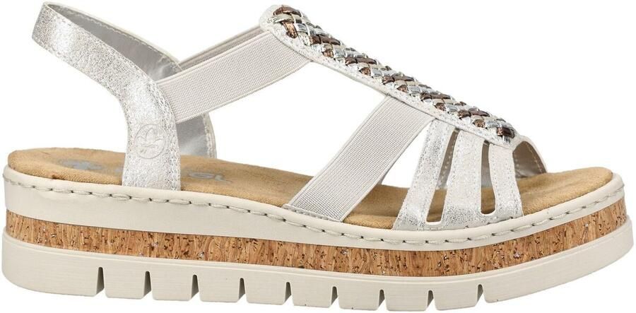 Rieker Sandalen met sleehak V4918 - Foto 5