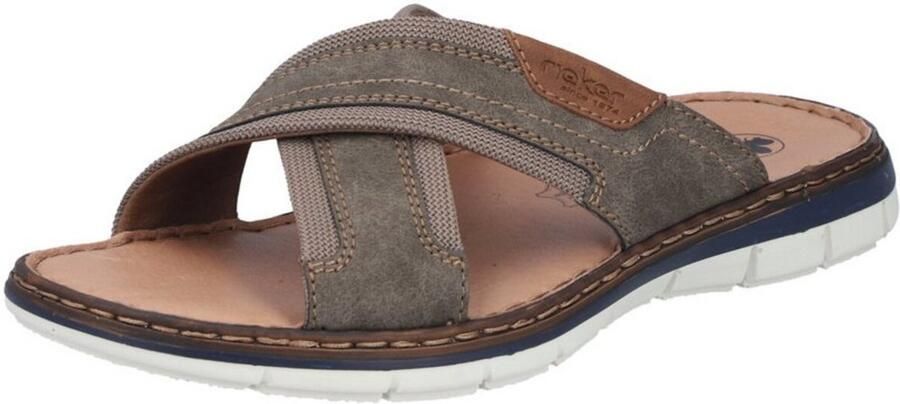 Rieker Heren Slipper 25182-25 Taupe - Foto 15