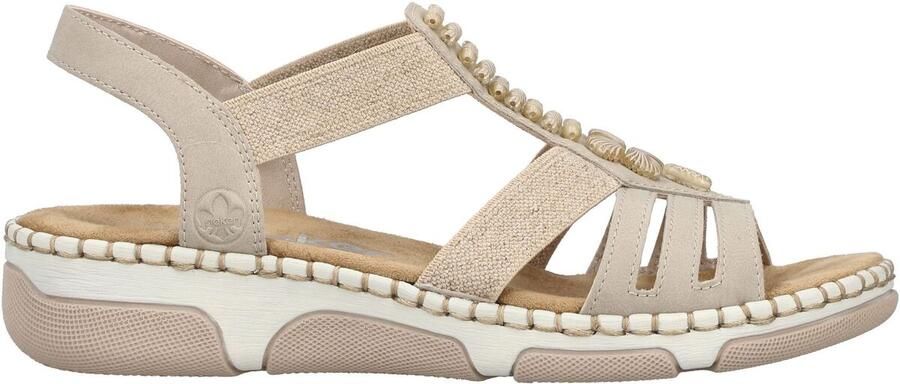 Rieker 66201-62 dames sandalen sportief beige - Foto 5