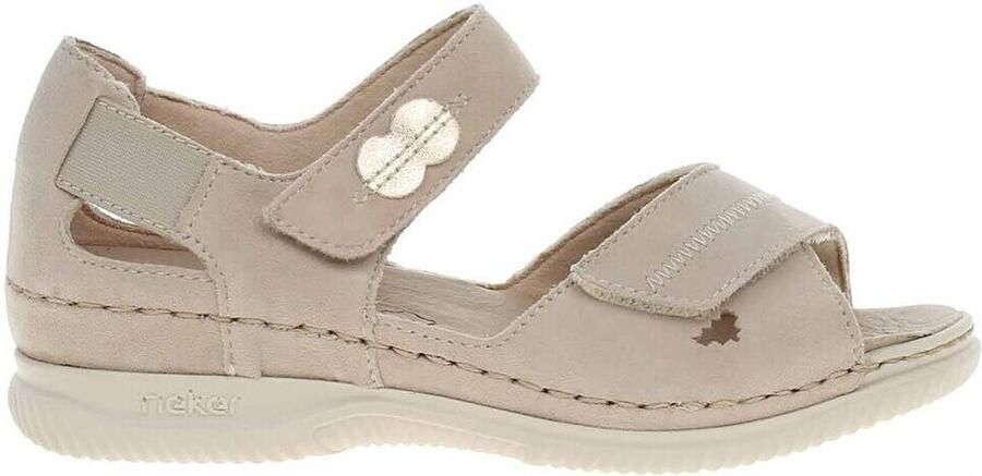 Rieker Dames Sandaal V7474-60 Beige Wijdte H - Foto 5