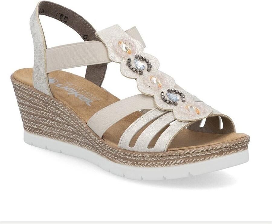 Rieker -Dames beige sandalen - Foto 3