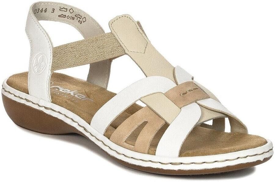 Rieker Sandaal 65918-81 Wit Combi - Foto 3