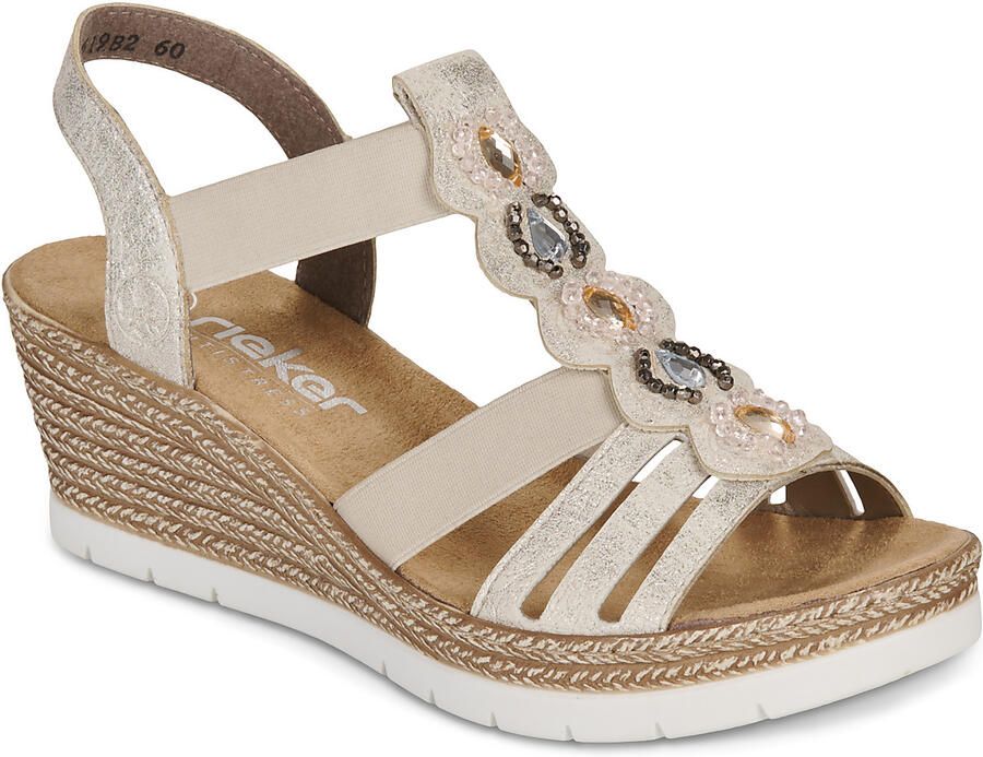 Rieker -Dames beige sandalen - Foto 4