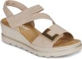Rieker Sandalen met sleehak 67410-62 - Beige