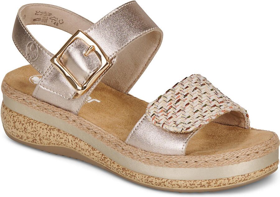 Rieker Sandaal V0951-90 Zilver Platinum - Foto 2