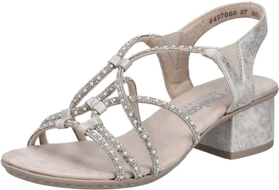 Rieker Sandalettes Dames Zilver - Foto 2