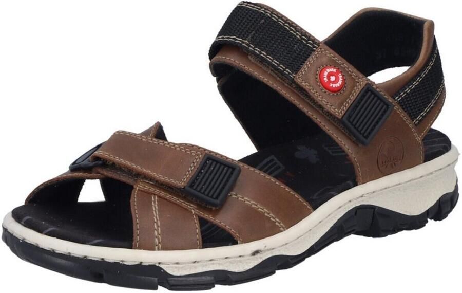 Rieker dames trekking sandalen blauw-grijs Sandalen 68851-22 bruin - Foto 3