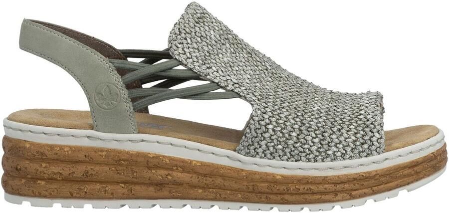 Rieker Sandalen met sleehak Sandals 62741 - Foto 4