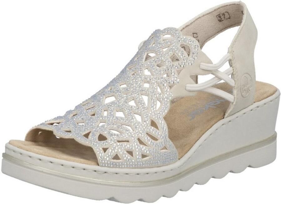 Rieker damessandaal beige - Foto 2