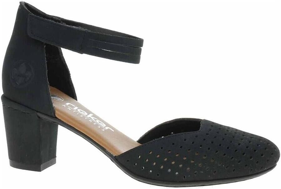 Rieker Gesppumps avondschoen feestelijke schoen trechterhak met klittenbandsluiting - Foto 2