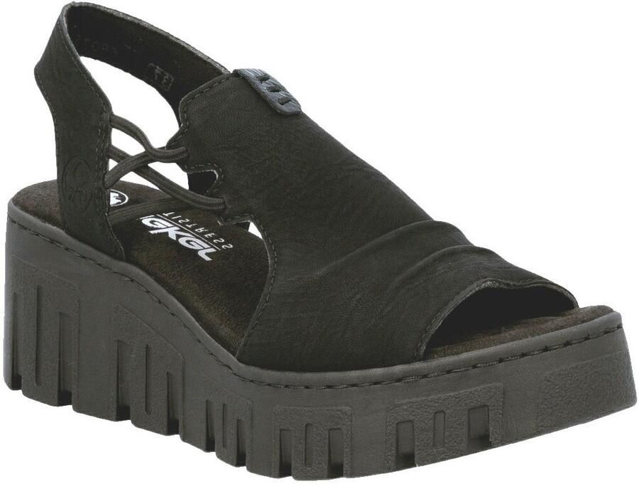 Rieker Sandalen met sleehak 68075