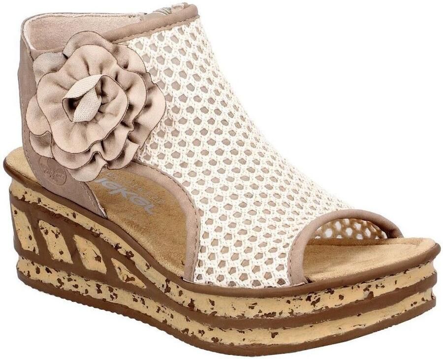 Rieker Sandalen met sleehak 68180