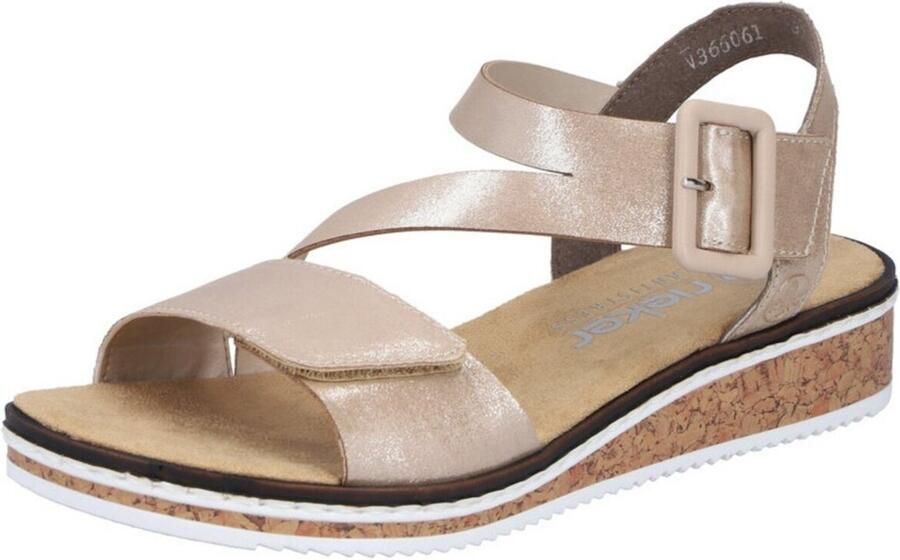 Rieker dames sleehakken beige - Foto 2