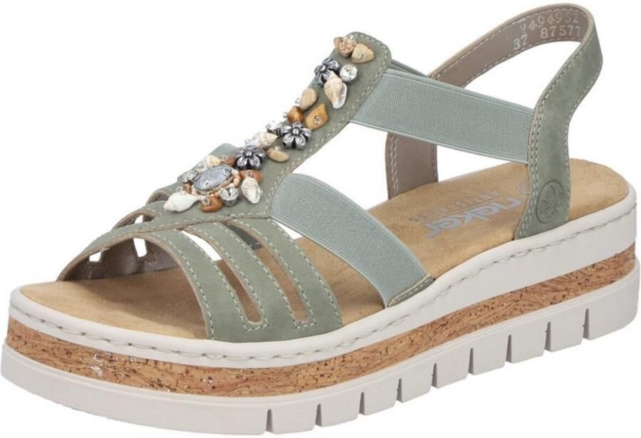 Rieker Sandalen F-Leest groen Synthetisch - Foto 8