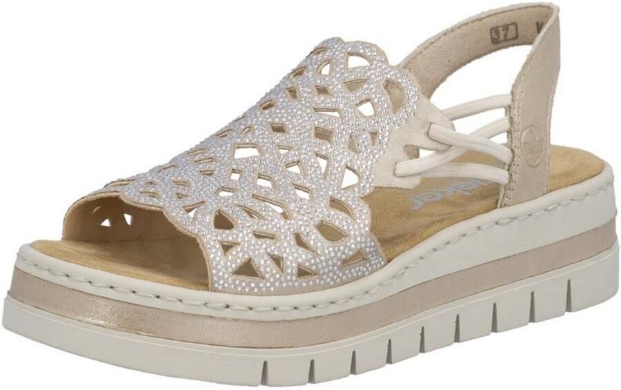 Rieker Sandalen met sleehak - Foto 2