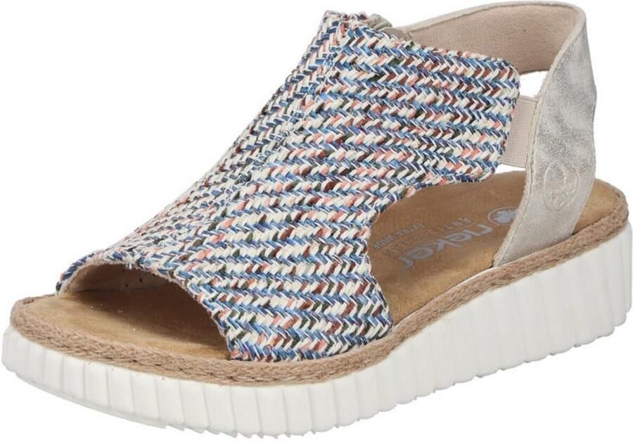 Rieker Sandals 69284 Vrouwen Veelkleurig Sandalen - Foto 2