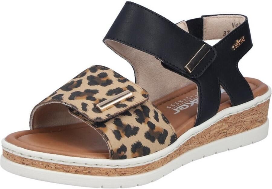 Rieker Sandalen met sleehak - Foto 7