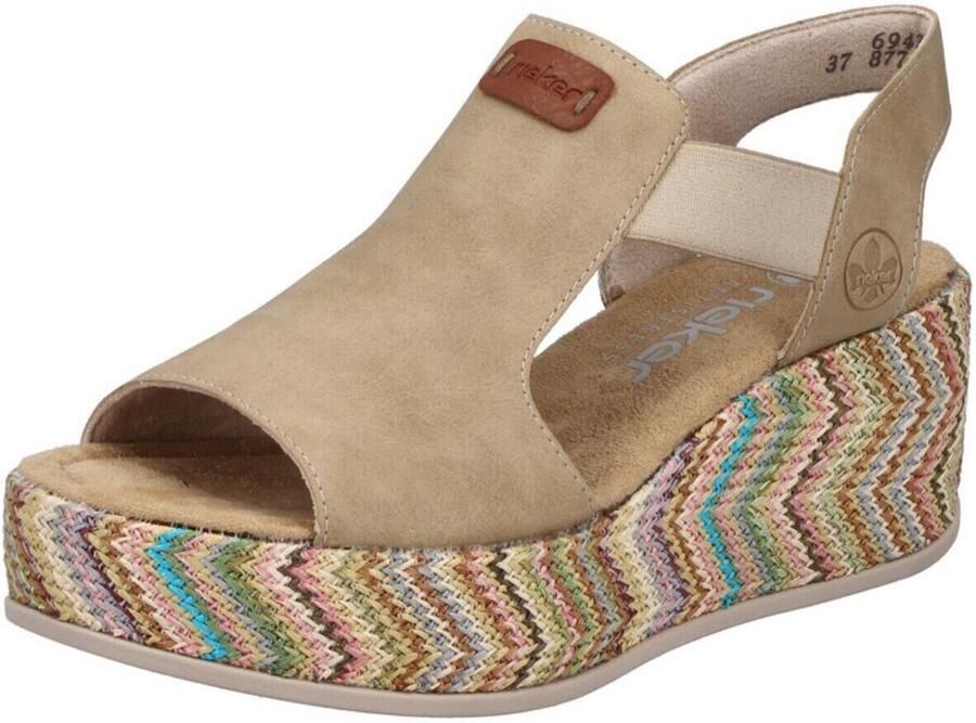 Rieker Sandalen met sleehak - Foto 7
