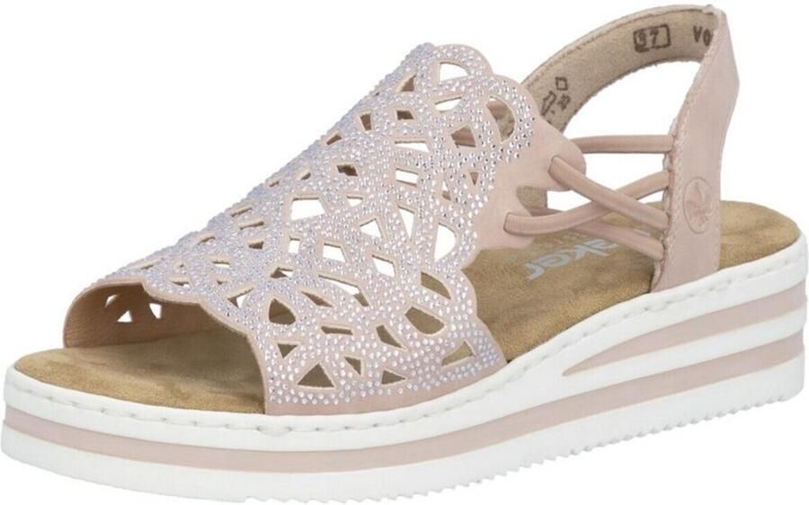 Rieker Sandalen met sleehak - Foto 2