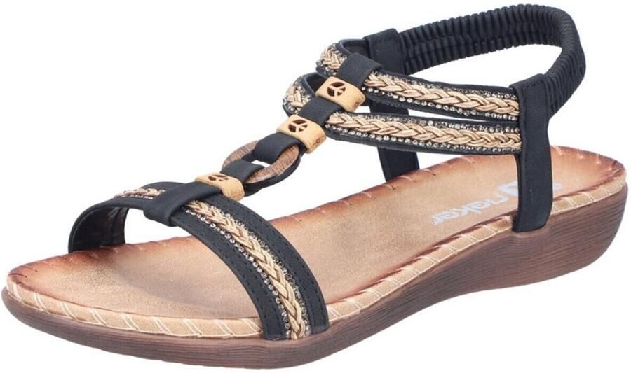 Rieker Sandalen met sleehak - Foto 3