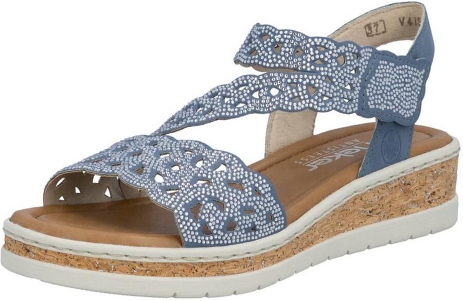 Rieker Sandalen met sleehak V415014 - Foto 3