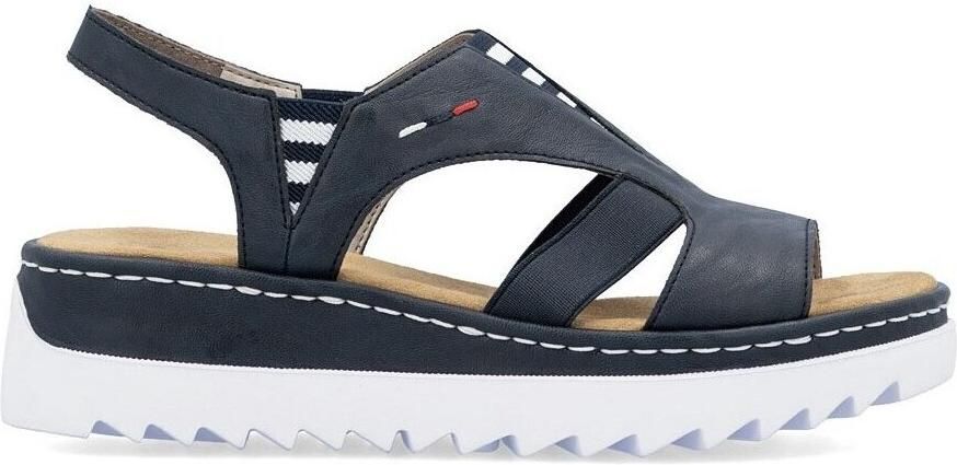 Rieker Sandalen met sleehak RKR782B