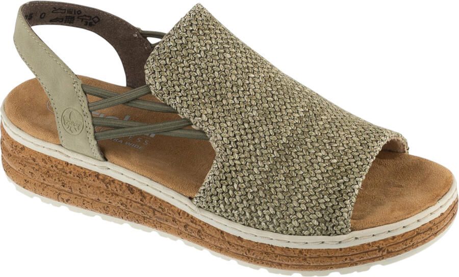 Rieker Sandalen met sleehak Sandals 62741 - Foto 3