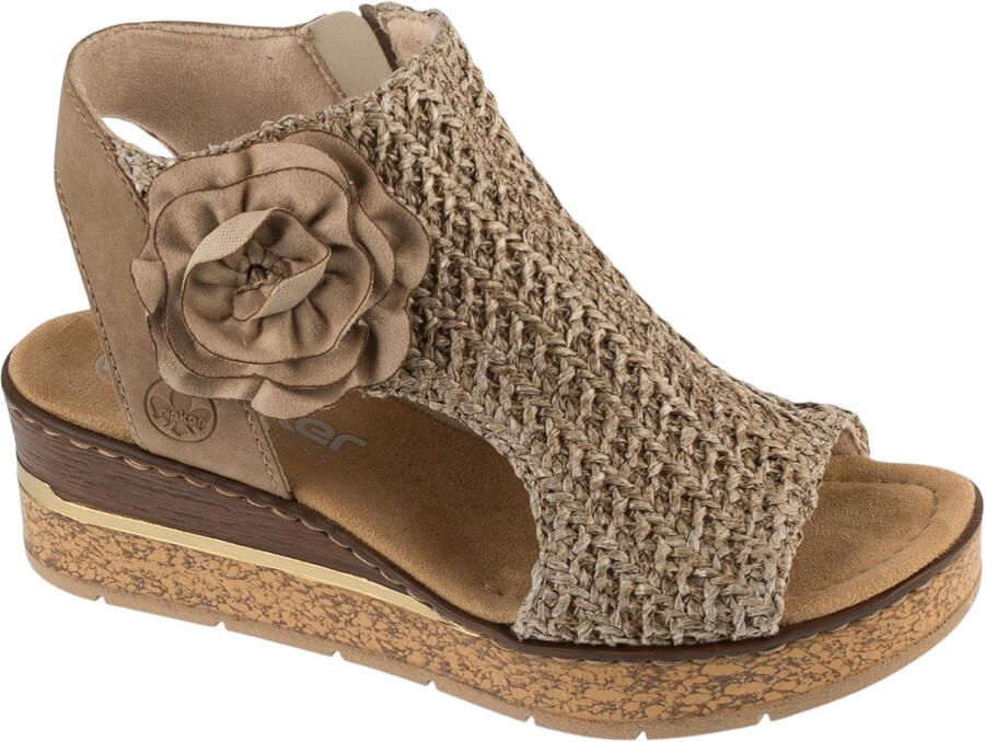 Rieker Sandalen met sleehak Sandals 63791 - Foto 3