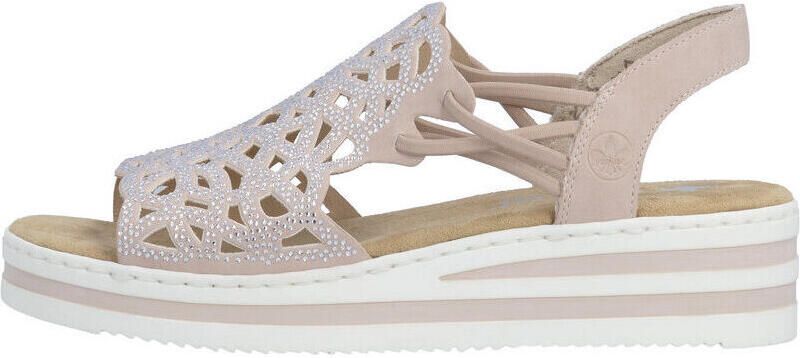 Rieker Sandalen met sleehak V0241