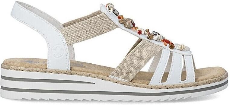 Rieker Sandalen met sleehak V065680 - Foto 2