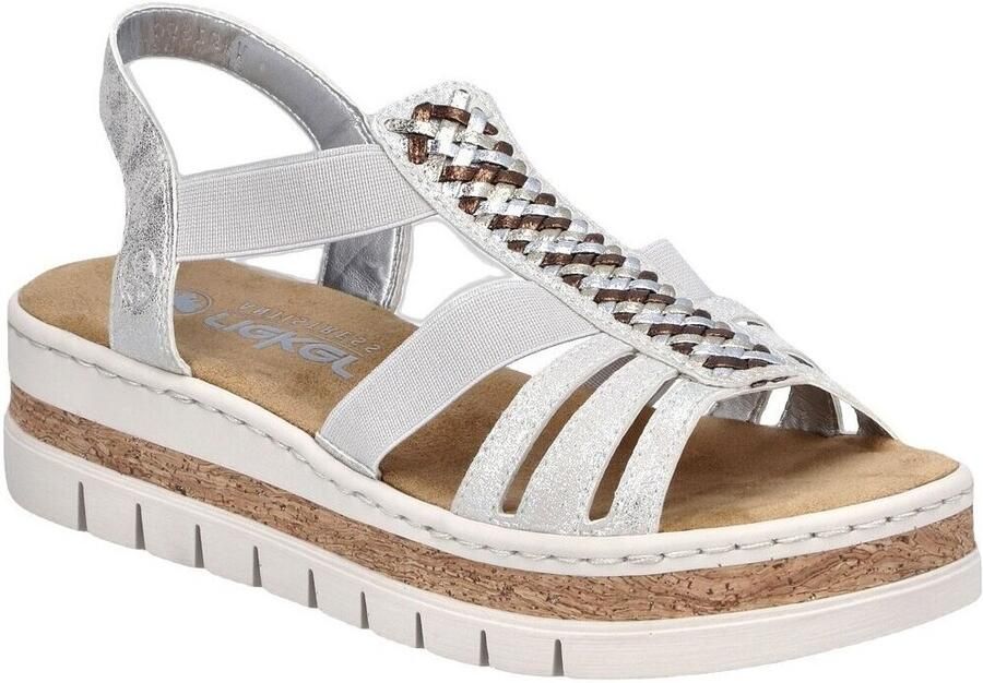 Rieker Sandalen met sleehak V4918 - Foto 4