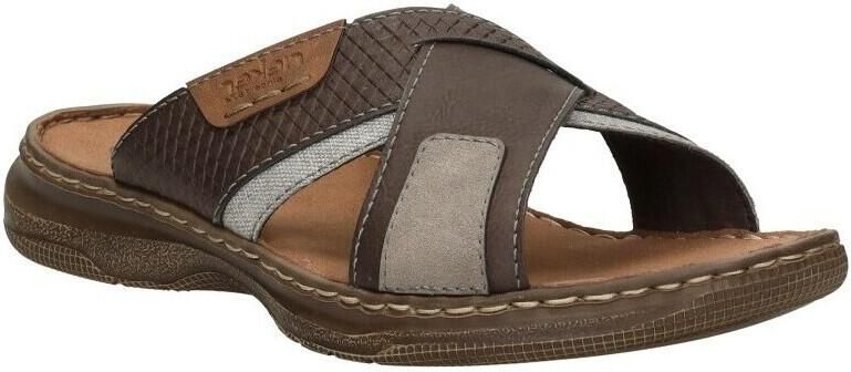 Rieker Lichtgewicht Bruine Slipper met Zacht Voetbed Brown Heren - Foto 16