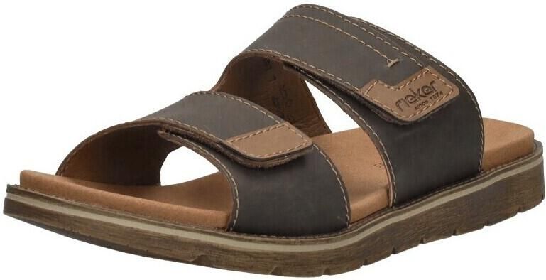 Rieker Verstelbare herenslipper met zacht voetbed Brown Heren - Foto 8