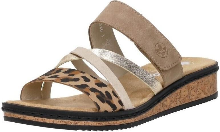 Rieker Slipper V3652-62 Beige Combi Zacht Voetbed - Foto 10