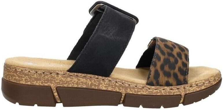 Rieker Zwarte Comfort Slipper met Voorgevormd Voetbed Black Dames - Foto 17